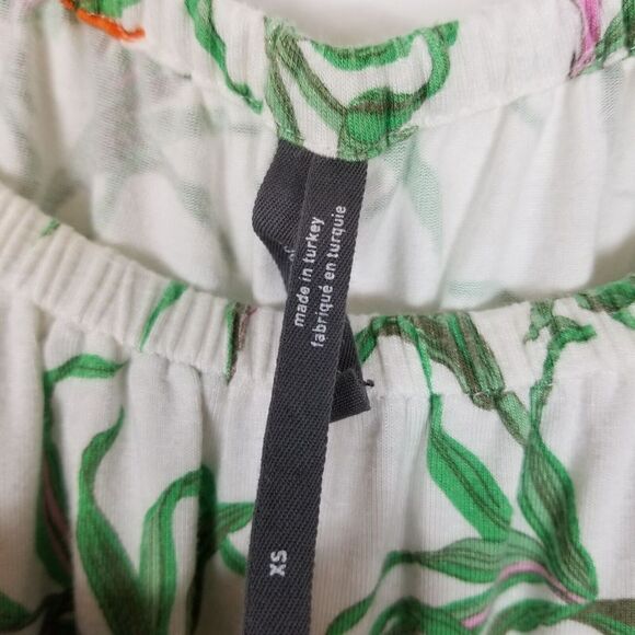 Anthropologie Women Cascais Tropical Floral Off The Shoulder Top Size XS Blouse - Picture 5 of 6